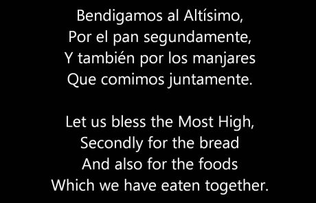 Bendigamos Al Altísimo: A Spanish Grace After Meals Hymn (Audio & Text)